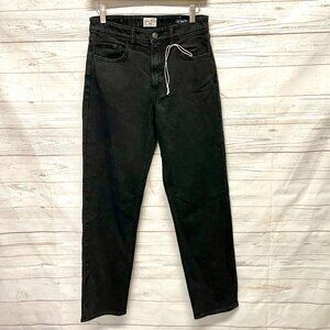 Faherty Black Denim Slim Straight Jeans